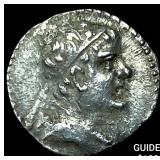Greco-Bactria Eucratides I 171-145 BC Silver Obol