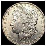 1887 Silver Morgan Dollar UNCIRCULATED