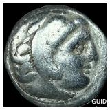 Macedonian Kingdom Alexander III Type Silver Drac