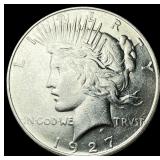 1927 Silver Peace Dollar CLOSELY UNCIRCULATED