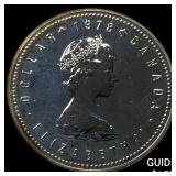1978 Canada Silver Dollar XI Commonwealth Games