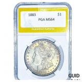 1883 Morgan Silver Dollar PGA MS64