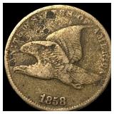 1858 Copper-Nickel Flying Eagle Cent HIGH  GRADE