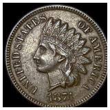 1874 Indian Head Cent CLOSELY UNCIRCULATED
