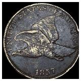 1857 Flying Eagle Cent CHOICE AU