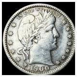 1900 Barber Silver Quarter HIGH GRADE