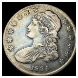 1834 Capped Bust Half Dollar NEARLY UNCIRCULATED