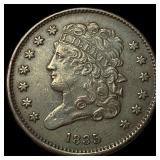 1835 Classic Head Half Cent CLOSELY  UNCIRCULATED