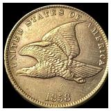 1858 Flying Eagle Cent CLOSELY UNCIRCULATED