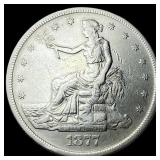 1877-S Silver Trade Dollar CHOICE AU