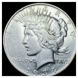 1934-D Silver Peace Dollar CLOSELY  UNCIRCULATED