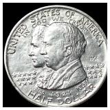 1921 Silver Alabama Half Dollar 2x2 CLOSELY  UNCI