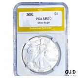 2002 Silver Eagle PGA MS70