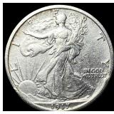 1917-S Silver Walking Liberty Half Dollar CLOSELY