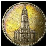 1935A Germany Silver 5 Reichsmark