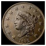 1832 Copper Large Cent CLOSELY UNCIRCULATED