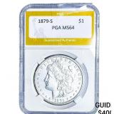 1879-S Morgan Silver Dollar PGA MS64