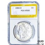 1904-O Morgan Silver Dollar PGA MS66