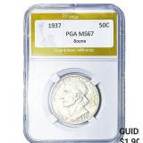 1937 Boone Half Dollar PGA MS67