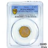 1863 Civil War PatrioticToken Flag of Our Union  P