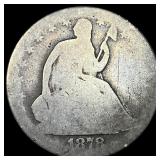 1878 Silver Seated Liberty Half Dollar HIGH  GRAD