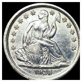 1838 Seated Liberty Dime CLOSELY UNCIRCULATED