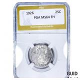 1926 Standing Liberty Quarter PGA MS64 FH