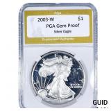 2003-W Silver Eagle PGA Gem Proof
