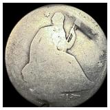 1874 Arrows Silver Seated Liberty Half Dollar  HI