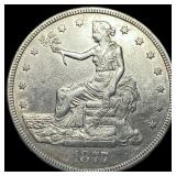 1877-S Silver Trade Dollar CLOSELY  UNCIRCULATED
