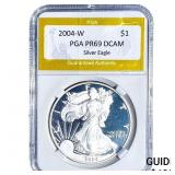 2004-W Silver Eagle PGA PR69 DCAM