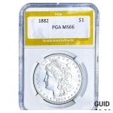 1882 Morgan Silver Dollar PGA MS66