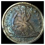 1840 Seated Liberty Half Dime NEARLY UNCIRCULATED