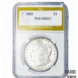 1902 Morgan Silver Dollar PGA MS63+