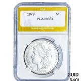1879 Morgan Silver Dollar PGA MS63