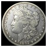 1892-CC Silver Morgan Dollar LIGHTLY CIRCULATED
