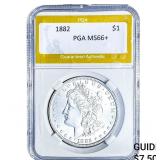 1882 Morgan Silver Dollar PGA MS66+