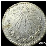 1919 Mexico Silver 1 Peso