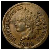This is an 1883 Indian Head Cent altered reverse.