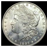 1897 Silver Morgan Dollar UNCIRCULATED