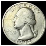 1932-S Silver Washington Quarter LIGHTLY CIRCULATE