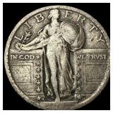 1925-D Silver Standing Liberty Quarter NEARLY UNCI