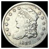 1837 Capped Bust Half Dime ABOUT UNCIRCULATED