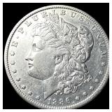 1886-O Silver Morgan Dollar NEARLY  UNCIRCULATED