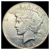 1928 Silver Peace Dollar CLOSELY UNCIRCULATED