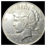 1935 Silver Peace Dollar CLOSELY UNCIRCULATED