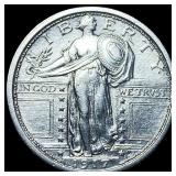1917 Type 1 Standing Liberty Quarter CLOSELY  UNC