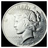 1923 Silver Peace Dollar CLOSELY UNCIRCULATED