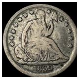 1839-O Silver Half Dime LIGHTLY CIRCULATED