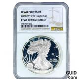 2020-W Silver Eagle NGC PF69 Ultra Cameo